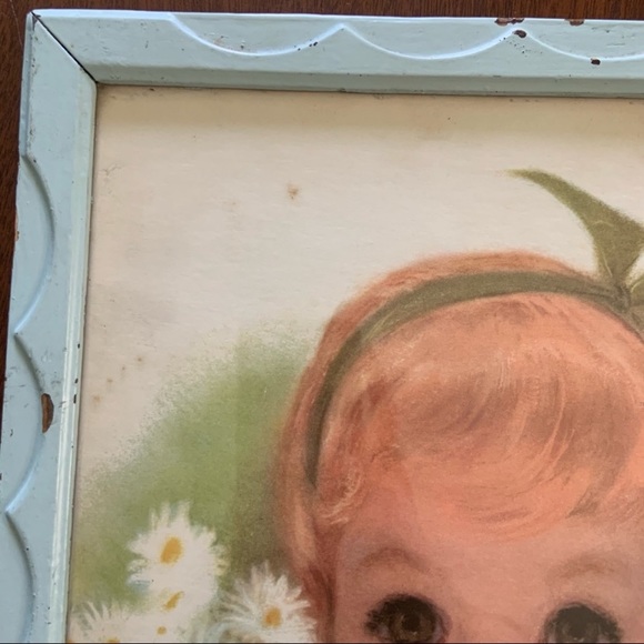 Vintage 1950’s Framed Frances Hook Little Northern Girl Print - Picture 2 of 7